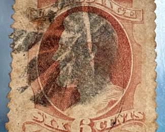 1870 Lincoln 6c Scott 148 Jumbo