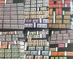 Large collection of US stamps from 1916 to 1988 regular and airmail issues