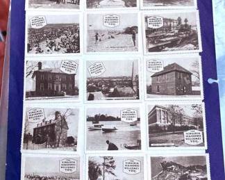 International Poster Stamp Album Sheet 