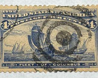 1893 4c Columbian Scott 233 Jumbo