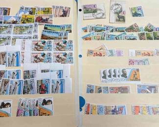 Large stamp collection