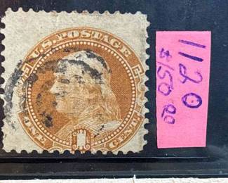 Scott 112 One Cent Stamp