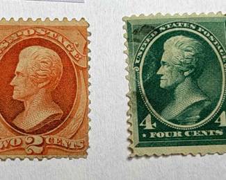 Andrew Jackson 2c 4c Scott 183  211 