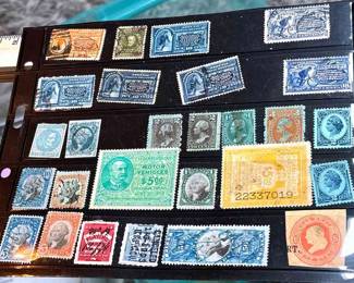 Assorted stamps
