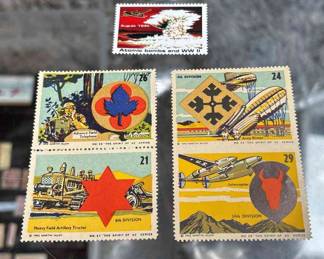 Martin Allen Spirit Of 42 WW2 Stamps