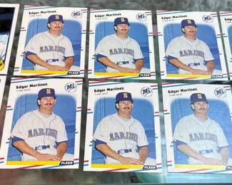 Fleer Topps Martinez  Johnson
