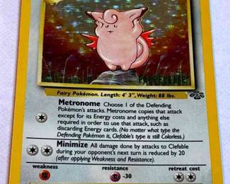 Pokemon Clefable PreRelease card