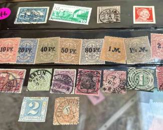 German Stamps Sachsen Scott, Propaganda, Stemplemarke