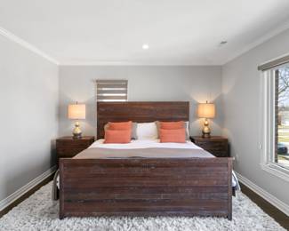 King Size Bedroom Set,  Mattress, 2 Night Stands, Dresser $3000.00