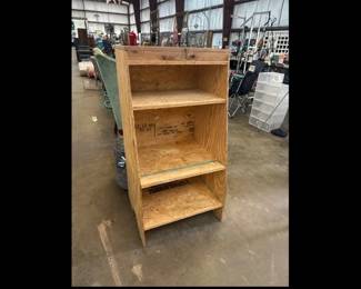SHELF WITH GLASS CASE AND LOCK