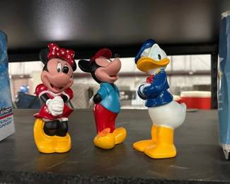 MICKEY, MINNIE, AND DONALD DUCK FIGURES