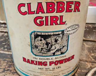 CLABBER GIRL BAKING POWDER TIN