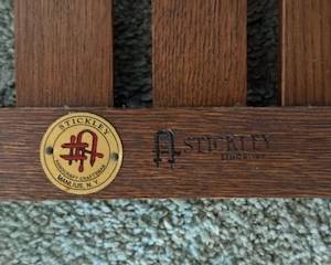 LAST MINUTE ADDITION-STICKLEY