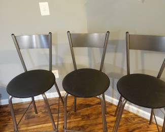 Bar stools Metal Grey
