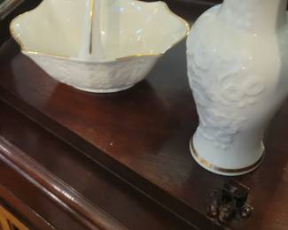 Lenox Candy Dish and small vase