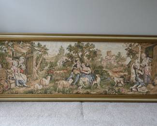 French Scene Tapestry