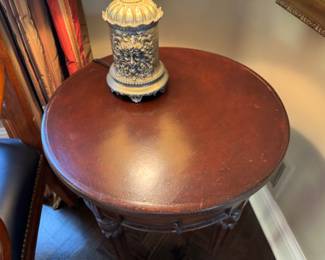 Round side table 26"h x 18" diameter  $125