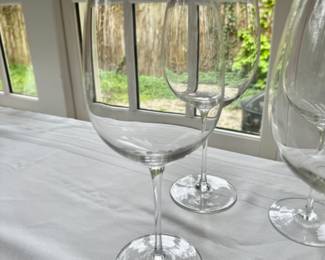 William Yeoward wine goblets    10.5"h