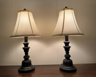 Pair Restoration Hardware lamps