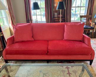 Hickory Chair "Monroe" sofa $1750 (originally $6200)                                                    35"h x 80"long x 38"d