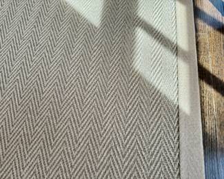 Belgian herringbone sisal rug                                                      9'4" x 15'6" great condition