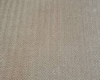 Belgian herringbone sisal rug     9'4" x 15'6" great condition