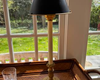 Bradburn Gallery table lamp on marble base                                     22.5"h
