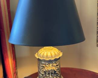 Frederick Cooper silver Bacchus lamp $150     16"h 