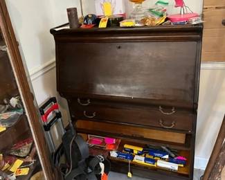 Antique Barrister bookcase Desk