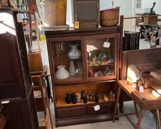 Antique Barrister Styke Cabinet