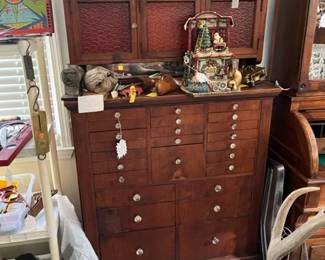 Antique Dental Cabinet