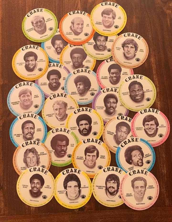 Vintage Crane Potato Chip Football Discs