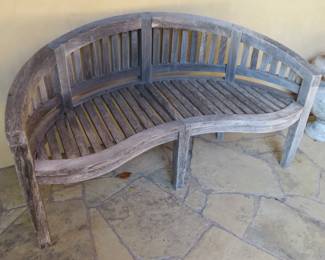 Teak bench