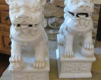 Foo dog ceramics