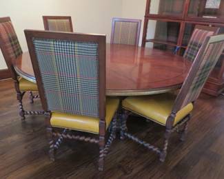 Dining table, dining chairs