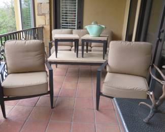 Patio furniture - Brands such as Woodard, Lee Industries