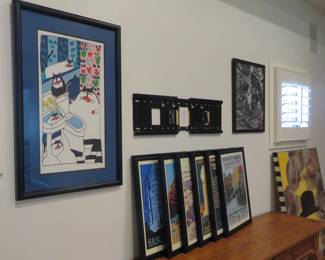 Framed posters