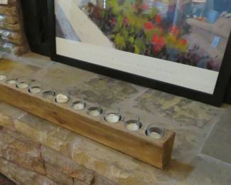 Sugar mold candle holder