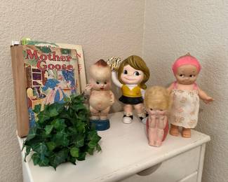 Cute Antique Cupid Dolls and other misc dolls