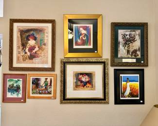 Linda Le Kinff, Alexander Wissotzsky signed and numbered pieces, most with appraisal and Certificate of Authenticity