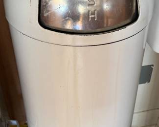 Vintage White Waster Paper Container