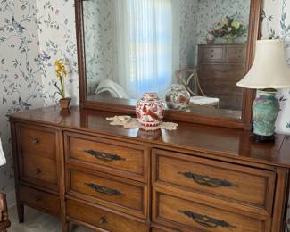 Mid Century Modern Dresser w/Mirror By:  Century Furniture Company, Picture 1 of 2