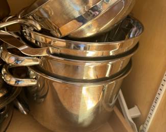 Stainless Steel Pots and Pans