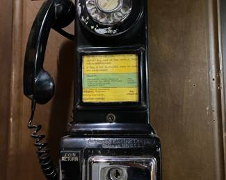 Circa 1960's Automatic Electric Rotary Payphone