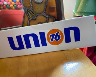 Union 76 Metal Gas Sign 