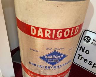 Darigold Milk Can Barrel