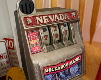 Nevada Buckaroo Bank - Slot Machine Novelty Bank