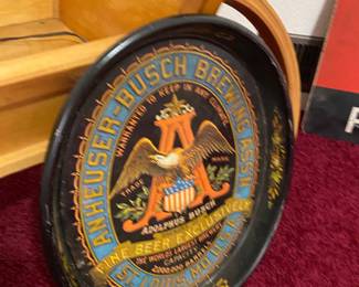 Anheuser-Busch Brewing Assn Oval Beer Tray 