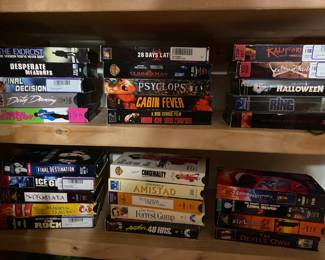 Assortment of VHS Tapes