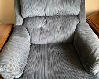 Blue reclining chair